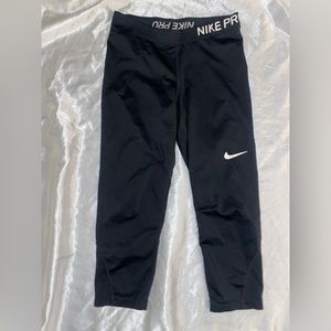 2 pairs Nike pro leggings M